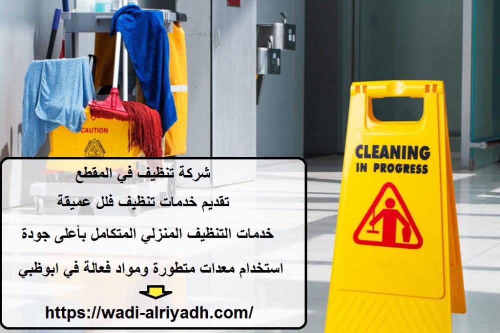 شركة تنظيف في المقطع