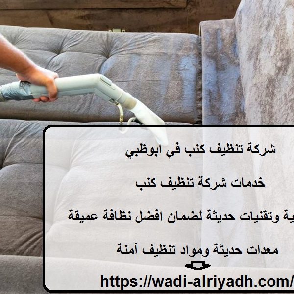 شركة تنظيف كنب في ابوظبي