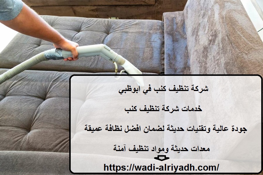 شركة تنظيف كنب في ابوظبي