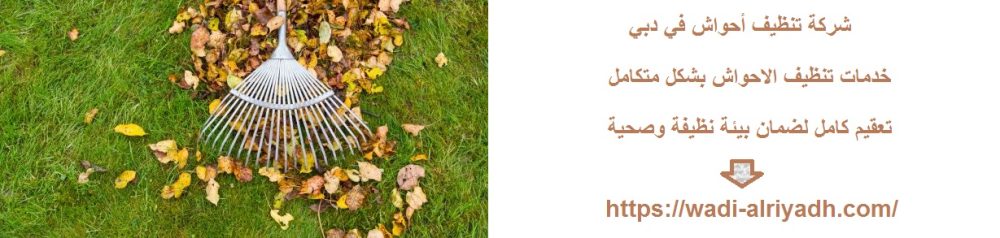 شركة تنظيف أحواش في دبي