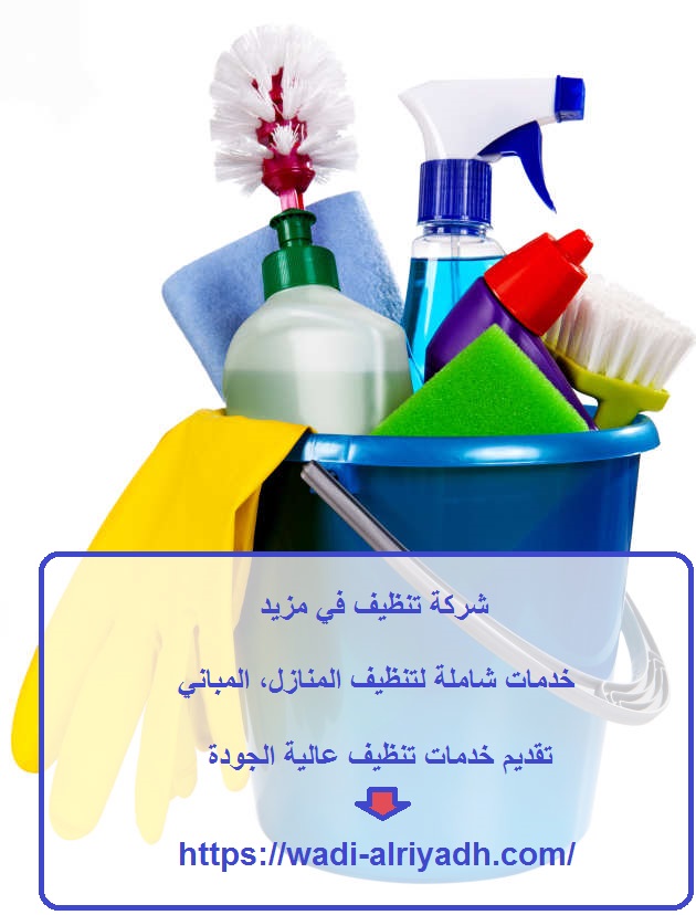 شركة تنظيف في مزيد