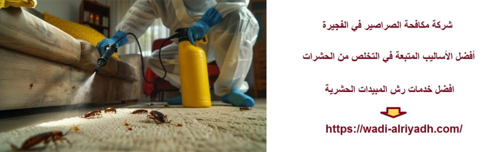 شركة مكافحة الصراصير في الفجيرة