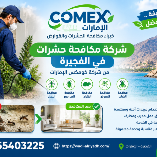شركة مكافحة حشرات في الفجيرة